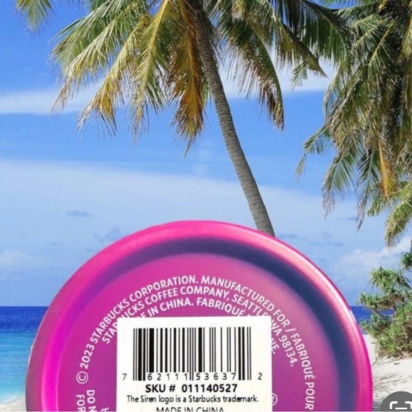 Starbucks Ombre Technicolor Paint Stainless Steel Cold Cup Tumbler 24oz New 2023 - Picture 8 of 10